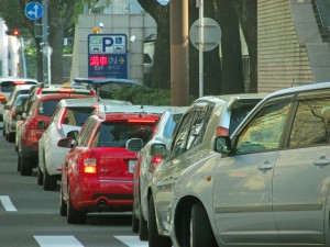 難波の駐車場